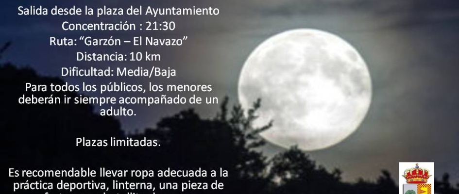 Senderismo Nocturno GARZÓN EL NAVAZO jpg