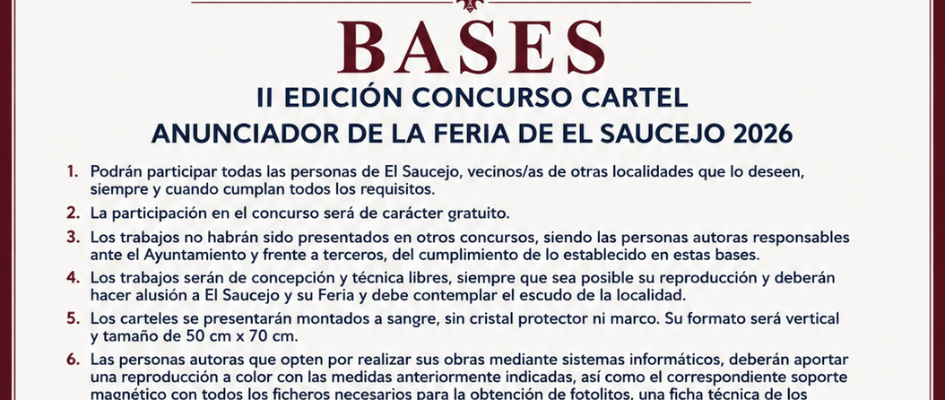 BASES CONCURSO CARTEL FERIA 2026
