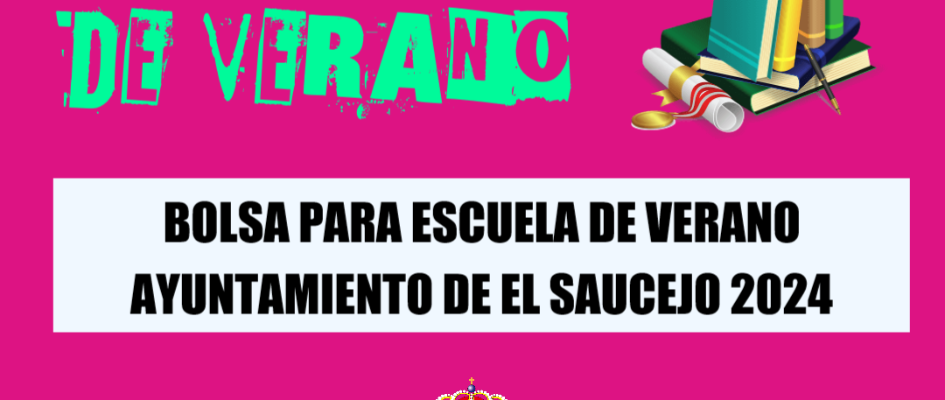 CARTEL BOLSA ESCUELA DE VERANO 2024