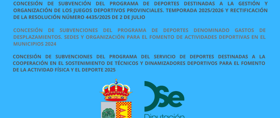 CONCESIÓN DE SUBVENCIÓN DEL ÁREA DE CULTURA Y CIUDADANÍA DE LA DIPUTACIÓN DE SEVILLA PARA RECURSOS CULTURALES LINEA 1 ACTIVIDADES CULTURALES (1)